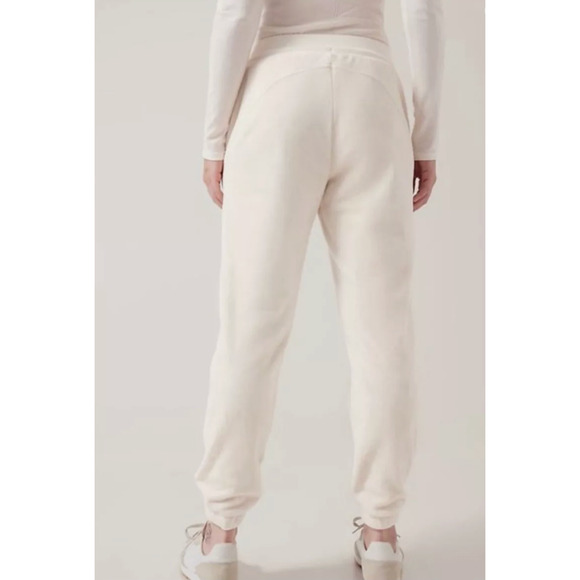 Athleta Recover Cozy Jogger Size 2x Plus Ivory 4 Way Stretch NWT $98 Soft Plush - Picture 6 of 8